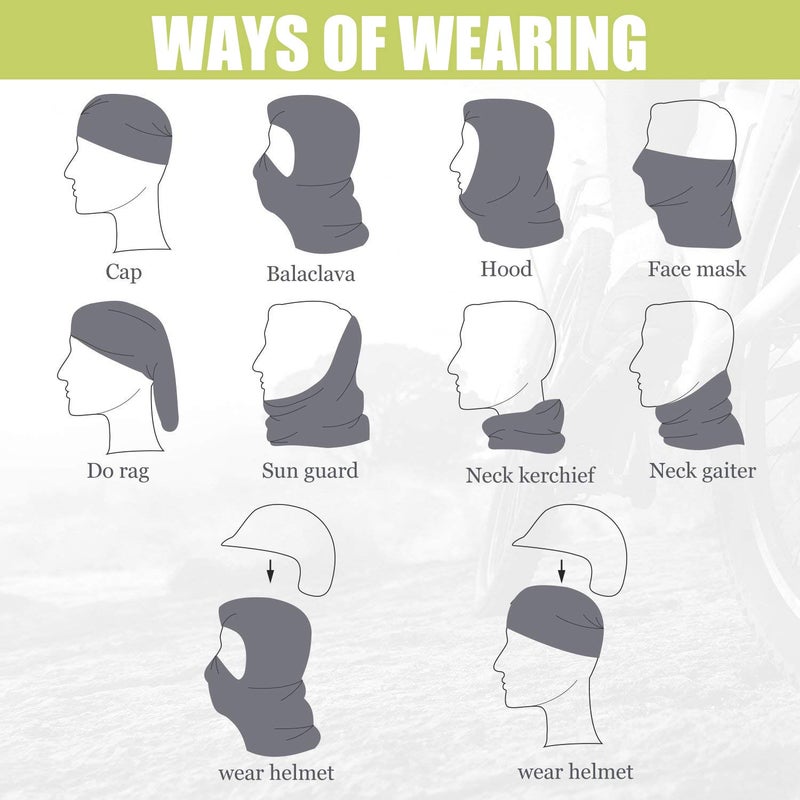 hikevalley Balaclava Face Mask Adjustable Windproof UV Protection Hood (US, Alpha, One Size, Dark Blue) - Image 4